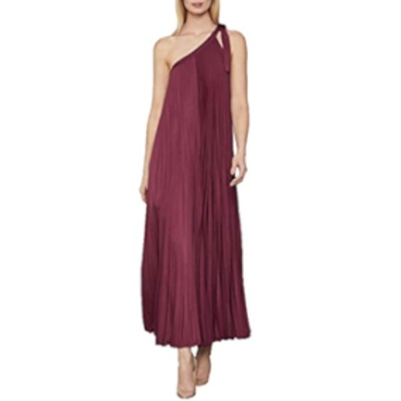 BCBGMaxAzria Dresses & Skirts - Brand New Gorgeous BCBGMAXAZRIA Women's Bow Shoulder Pleated Gorgette Gown